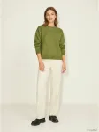 PIECES - Naiste villane kampsun, PCSALLY LS O-NECK KNIT NOOS BC