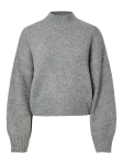 PIECES - Naiste kampsun, PCAICO LS SHORT HIGH NECK KNIT BC