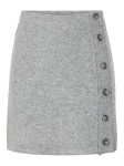 PIECES - Naiste seelik, PCAICO HW BUTTON KNIT SKIRT BC