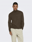 ONLY & SONS - Meeste kampsun, ONSLOUI REG 12 MEL ROLL KNIT NOOS