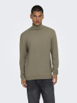 ONLY&SONS - Meeste kampsun, ONSLOUI REG 12 MEL ROLL KNIT NOOS