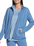 SKECHERS - Naiste t&otilde;mblukk-sviiter, THE HOODLESS HOODIE GOWALK SHINE JACKET JA78-BLMV