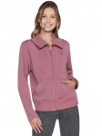 SKECHERS - Naiste kampsun, Skechers Hoodless Hoodie Skechcloud Jacket WJA288-DKMV