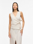 VILA - Naiste varrukateta pluus linasest riidest, PRISILLA