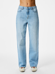 PIECES - Naiste teksad, PCKATE HW STRAIGHT JEANS LB NOOS BC