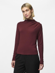 PIECES - Pikkade varrukatega naiste pluus, PCMADISON LS DRAPED TOP JRS NOOS BC