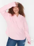 TRENDYOL PLUS SIZE - Naiste kapuutsiga kampsun