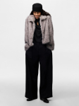 PIECES - Naiste jope, PCJILLA SHORT FLUFFY JACKET BC