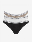 CALVIN KLEIN UNDERWEAR - Naiste alusp&uuml;ksid paelaga, 3 tk. THONG