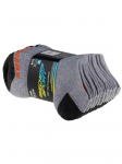 SKECHERS - Laste sokid, Skechers Boys 6-pakk No Show Socks S108264-GRY