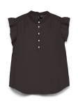 VERO MODA - Naiste varrukateta pluus linasest riidest, SELMA