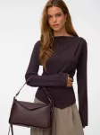 VERO MODA - Pikkade varrukatega naiste s&auml;rk, VMMILLE LS BOATNECK SHORT TOP JRS NOOS