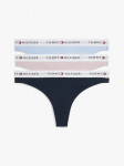 TOMMY HILFIGER - Naiste alusp&uuml;ksid triibuga, 3PACK THONG, 3tk