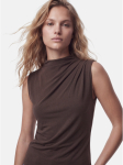 PIECES - Naiste varrukateta s&auml;rk, PCMADISON SL DRAPED TOP JRS NOOS BC