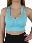 GYMHERO - Naiste spordirinnahoidjad, GymHero Miami Cute Bra BASIC-BABYBLUE