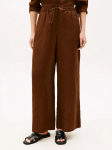 TOMMY HILFIGER - Naiste laia s&auml;&auml;rega p&uuml;ksid, 100% linane, ESS LINEN PULL ON PANTS