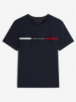 TOMMY HILFIGER - Meeste l&uuml;hikeste varrukatega T-s&auml;rk, HILFIGER CHEST INSERT TEE