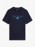 TOMMY HILFIGER - Meeste l&uuml;hikeste varrukatega T-s&auml;rk, BRAND LOVE MONO STACK TEE