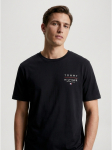 TOMMY HILFIGER - Meeste l&uuml;hikeste varrukatega T-s&auml;rk, BRAND LOVE LEFT CHEST RWB TEE