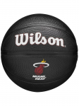 WILSON - Unisex korvpall, Wilson Team Tribute Miami Heat Mini Ball WZ4017607XB