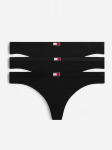 TOMMY HILFIGER - Naiste alusp&uuml;ksid triibuga, 3PACK THONG, 3tk.
