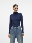 VERO MODA - L&uuml;hikeste varrukatega naiste T-s&auml;rk, VMALBERTE LS ROLLNECK TOP JRS NOOS