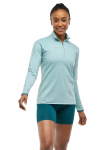 HOKA - Pikkade varrukatega naiste T-s&auml;rk, W GLIDETECH QUARTER ZIP LONGSLEEVE 1164155-DZY