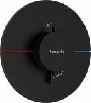 Peidetud termostaadiga du&scaron;isegisti Hansgrohe ShowerSelect Comfort S, 15559670, must matt