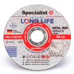 SPECIALIST+ metalli l&otilde;ikeketas LONG LIFE, 125x0.8x22 mm