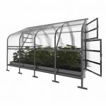 Kasvuhoone KLASIKA Drop 2,5 x 4 m (10 m2), 4mm kanali pol&uuml;karbonaat