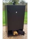 Roostevabast terasest riiulitega suitsukoda ROYAL GRILL, 500l, (&auml;rile)