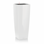 LECHUZA Cubico alto Premium 40 White, 18230