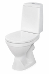 WC-pott Cersanit Compact 550 Arktik 011 pehmelt sulguva prill-lauaga