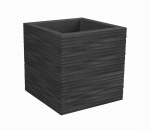 Nicoli 30x30x30cm istutuspott Elegance Quadro 30 antratsiitv&auml;rvi