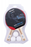 Lauatennise komplekt Angel Sports, 2 reketit, 3 palli