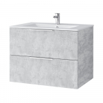 Vannitoa kapp kraanikausiga Riva SA 700-6, Concrete, Kroomitud k&auml;epidemed