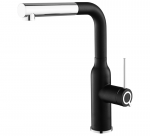 Valamu segisti v&auml;ljat&otilde;mmatava voolikuga Helika Supra 5383 Silicsana, 601