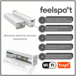 Nutikas elektriline kardinasiin (4.2m) Feelspot FS-CM04W-5W WiFi, Tuya