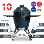 Grill Kamado BONO EVO GRANDE, Navy Blue Matte, EVO25NBM