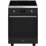 Induktsioonpliit elektriahjuga Smeg C6IMMBT2, 60x60 cm, 70 l