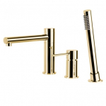 Mikser on paigaldatud vanni servaleCorsan Lugo CMB7542GL