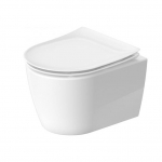 Seinale riputatav WC Duravit Soleil by Starck, 45910920A1, kaanega