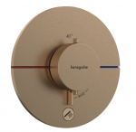 Peidetud termostaatsegisti Hansgrohe ShowerSelect Comfort S, 15562140, poleeritud pronks