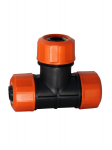 PVC T-liitmik voolikute &uuml;hendamiseks 3/4