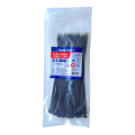 SPECIALIST+ nailonist kaabliside, must, 2.5x200 mm, 100 tk