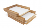 Wooden paper tray