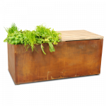 Kast taimedele-pink Ofyr Corten, HG-B