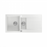 Valamu Quadron EVAN 156, HQE510050U1_BS_P2O, valge