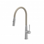 Painduva vooliku ja du&scaron;i funktsiooniga valamusegisti Quadron GINA, 3922505_BSBE, teras/liiv