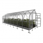 Kasvuhoone KLASIKA Drop 2,5 x 8 m (20 m2), 6mm kanali pol&uuml;karbonaat